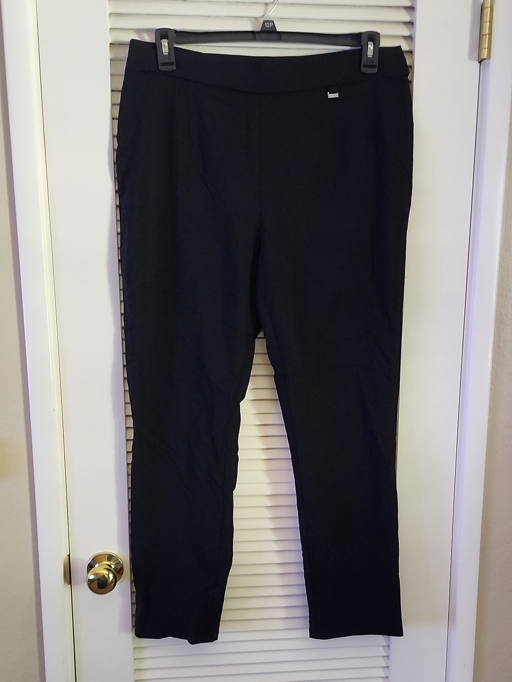 DKNY Straight-Leg Stretch Pull-On Dress Pants